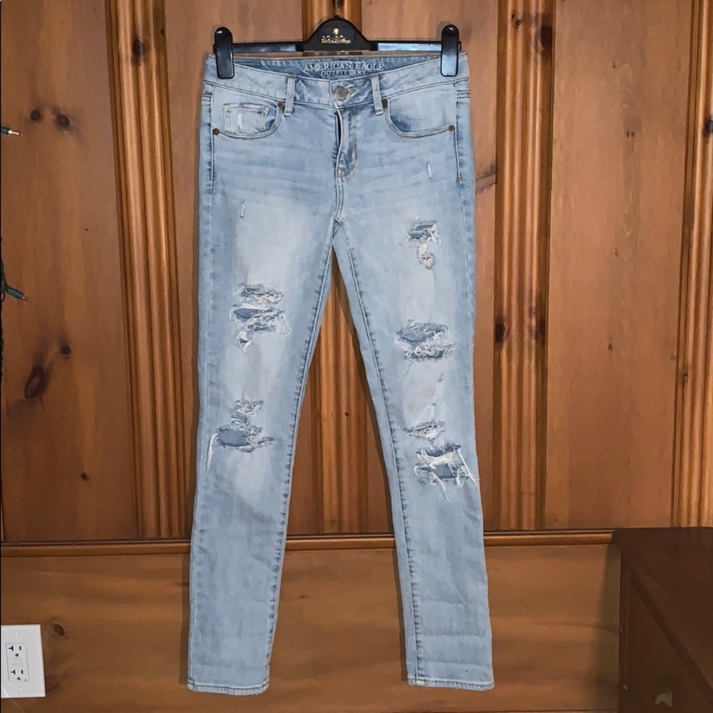 American Eagle Ripped Skinny Jeans